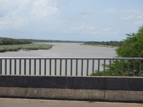 River/estuary where we were boating.